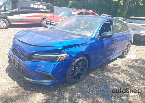 2022 Honda Civic Sport z USA, uszkodzony, nr VIN 2HGFE2F53NH610344